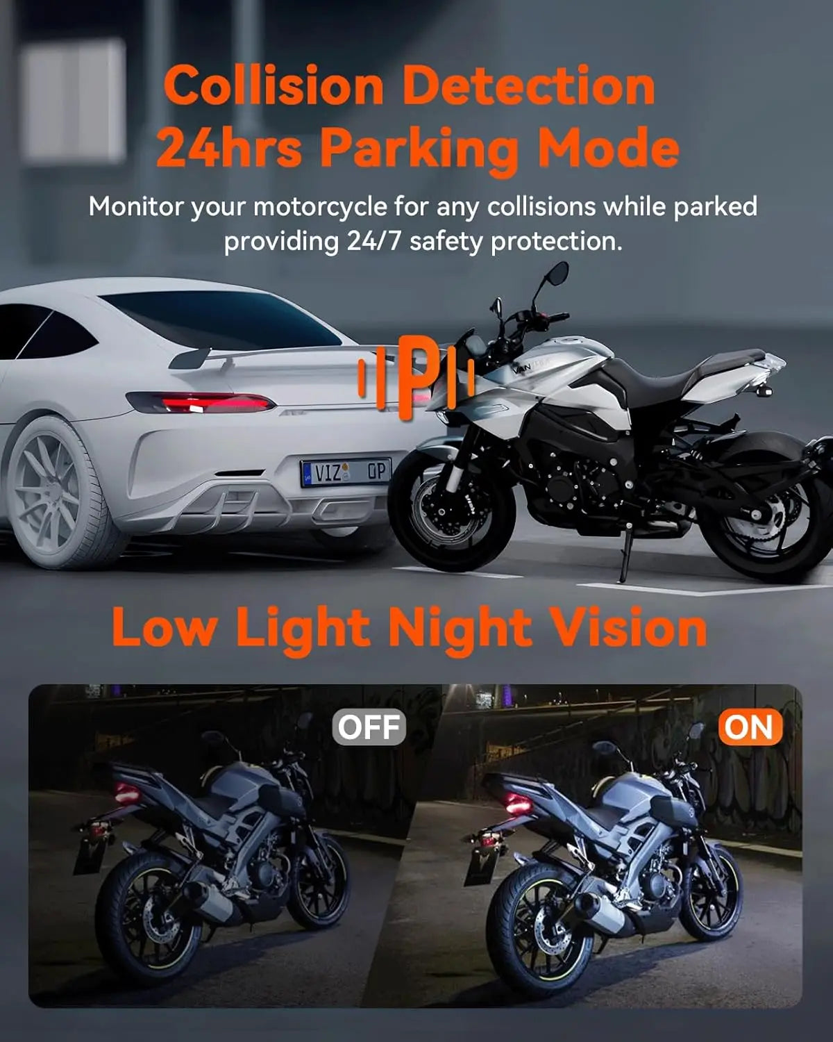 F1 Motorcycle 4K Dash Cam