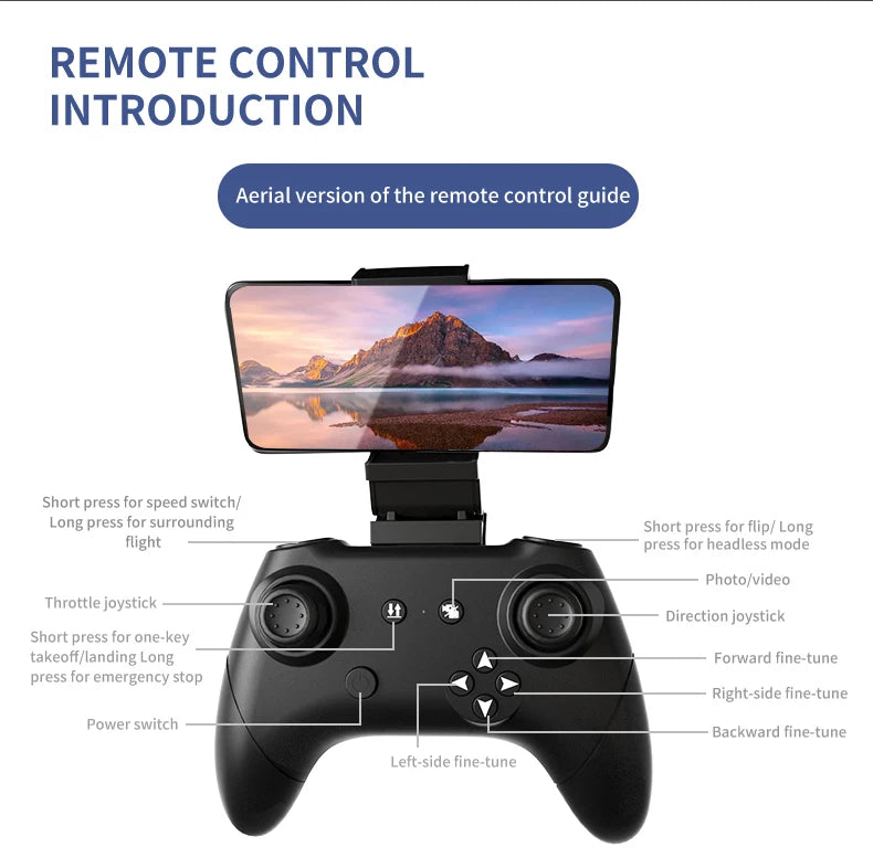 RC Drone Aerial Photo Transmission Aircraft 8K Remote Control  Helicopter Electronic Model Quadcopter Plane Toys for Kids Gifts