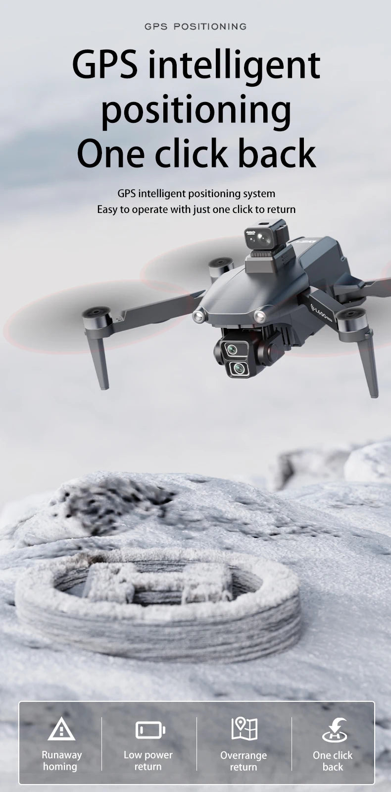 L600-1 Pro MAX GPS 4K Professional  Rc Quadcopter Drone