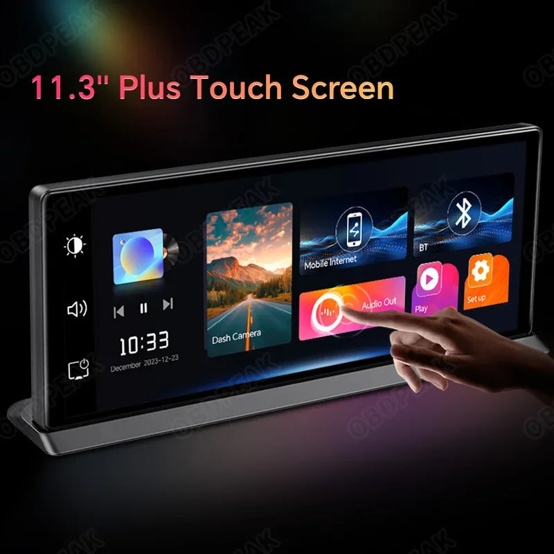 11.3 inch Car DVR 4K Dash Cam