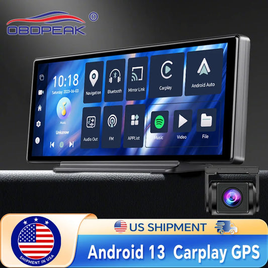 OBDPEAK T30 10.26“ Android 13  Ai Screen Carplay Android  Mirror Camera