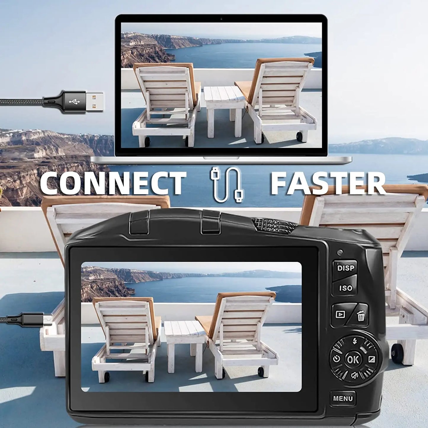 NBD Digital Camera for Photography and Video 4K 4