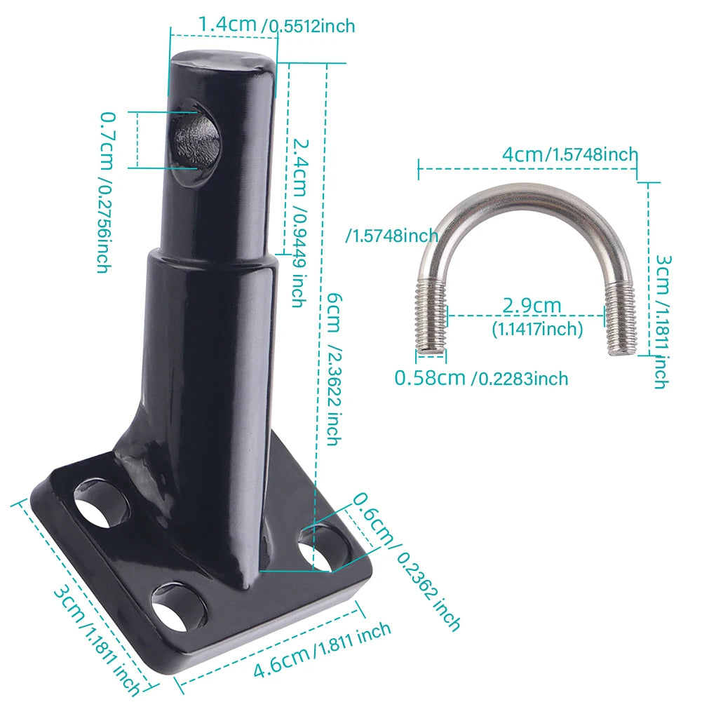 Bike Trailer Attachment Coupler Bicycle Trailer Hitch Bike Cargo Trailer Coupler for Childrens Trailers and Most Bicycles
