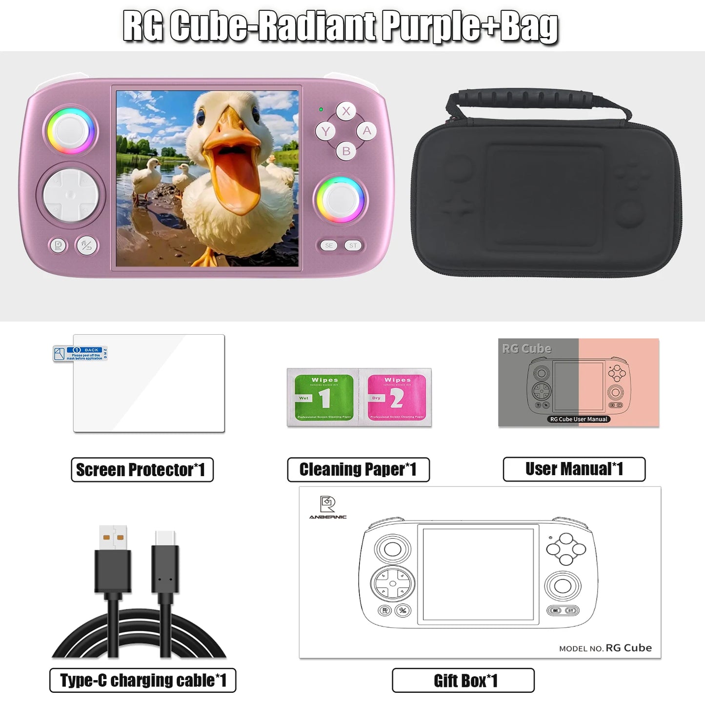 ANBERNIC RG Cube Retro Handheld Game Console