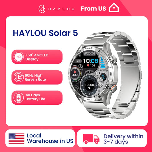 HAYLOU Solar 5 Smartwatchs Sports Smartwatch for Men