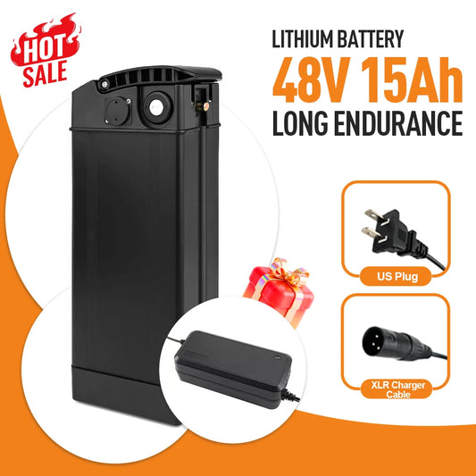 Electric Bike Battery 48V15h Battery Add Charger