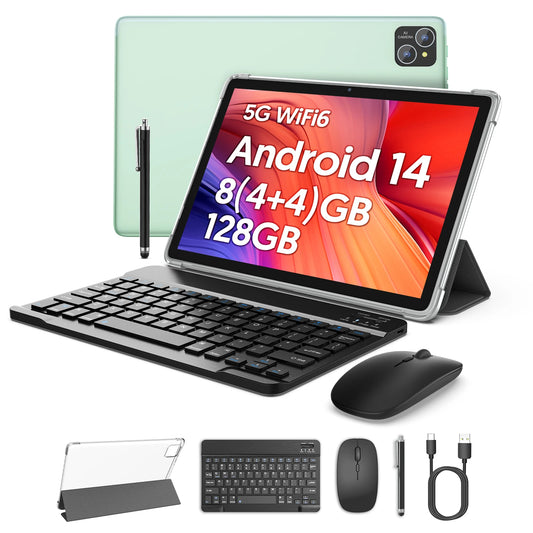 10-inch Android 14 tablet with  8(4+4) GB+128GB, GMS certified