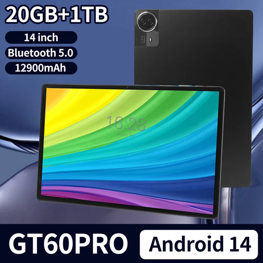 2025 Flagship 14'' Tablet 20GB RAM 1TB Storage 5G Global Version