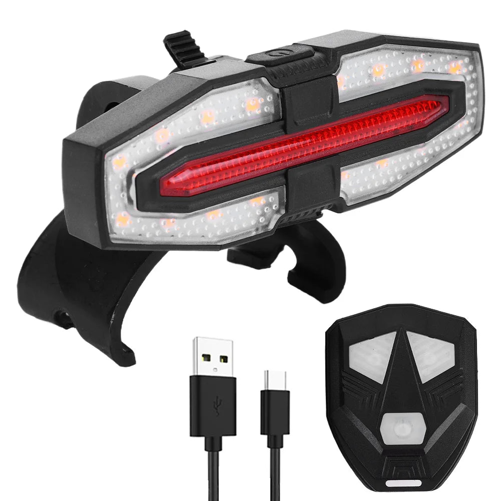 Electric Scooter Turning Signal Tail Light USB Rechargable Turn Signal Rear Lamp LED Smart Wireless Light for M365 Pro 2 MI 4