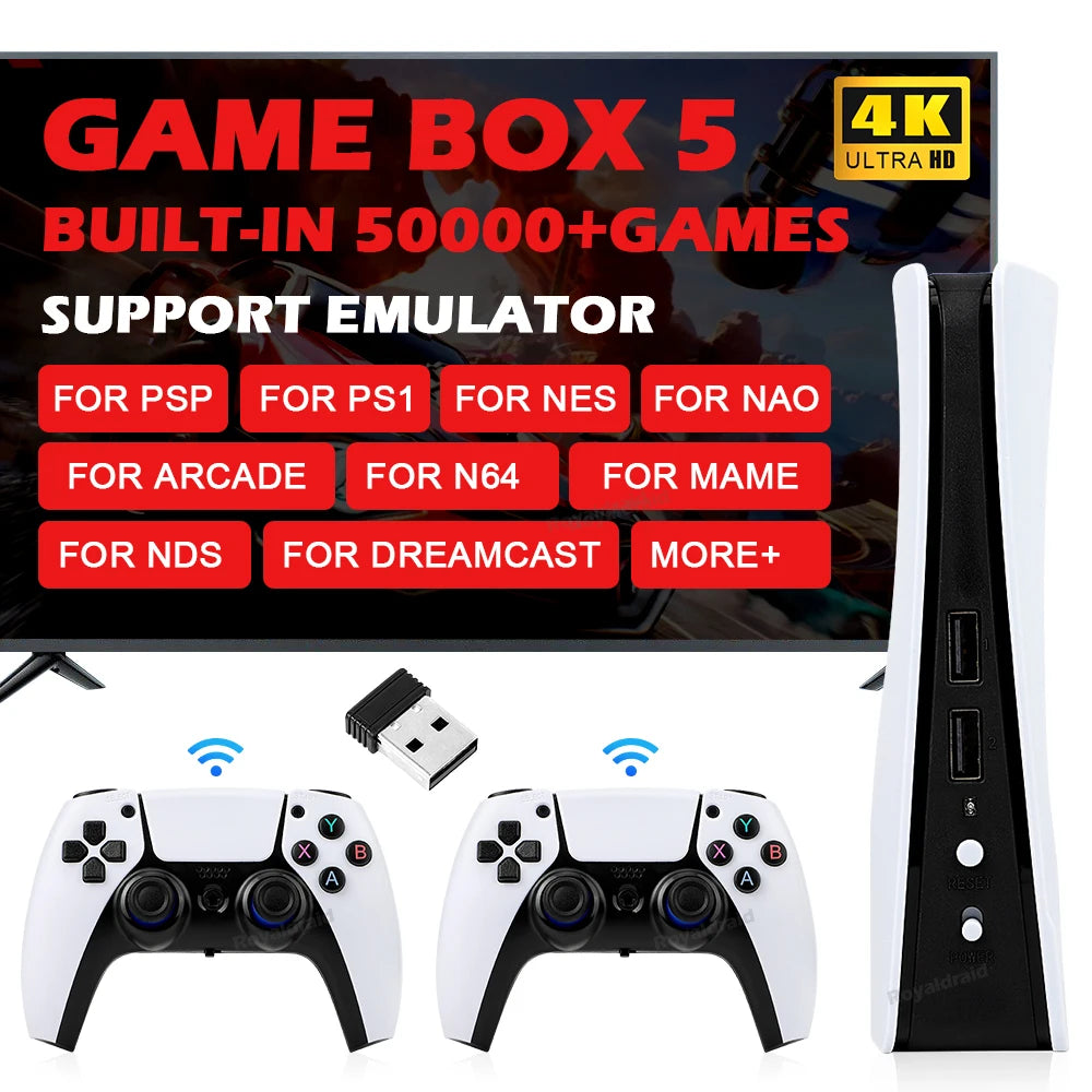 GB5 Video Game Console 256GB/128GB/64G 50000 + Retro Games