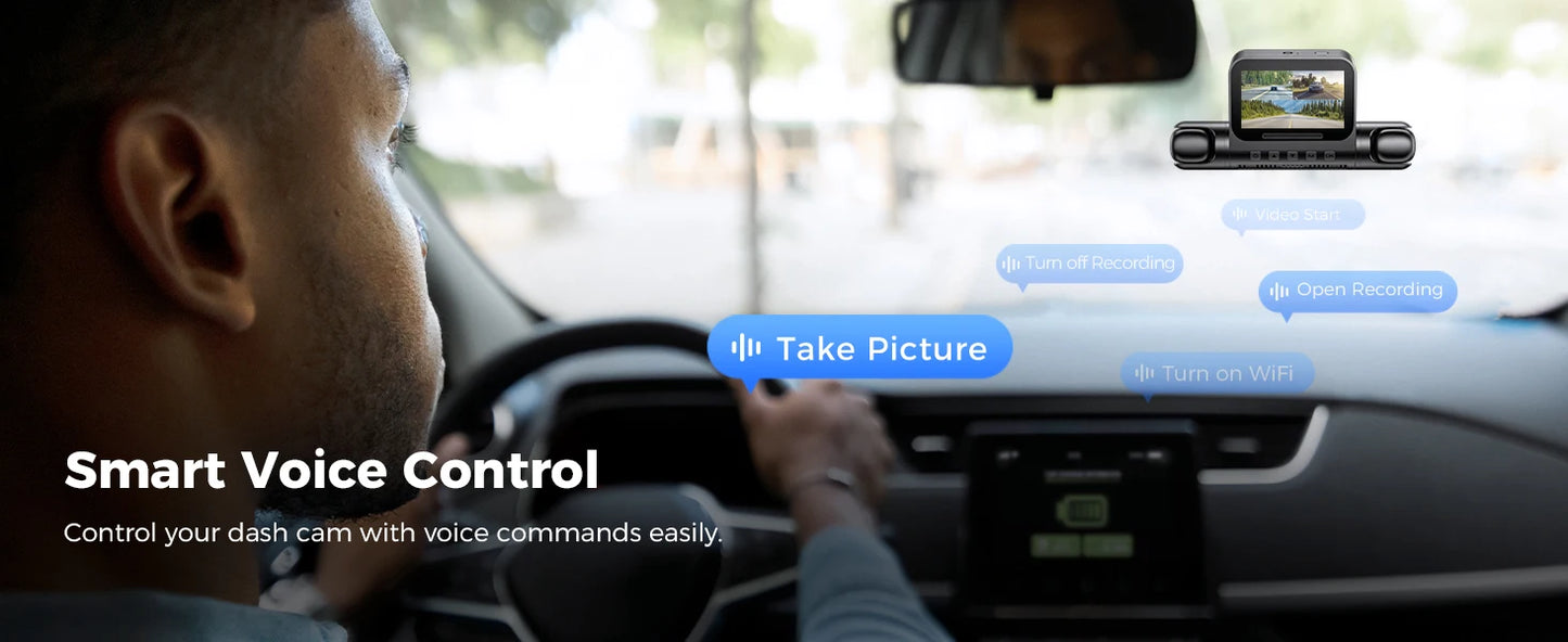 AZDOME 4 Channel Dash Cam 360° View