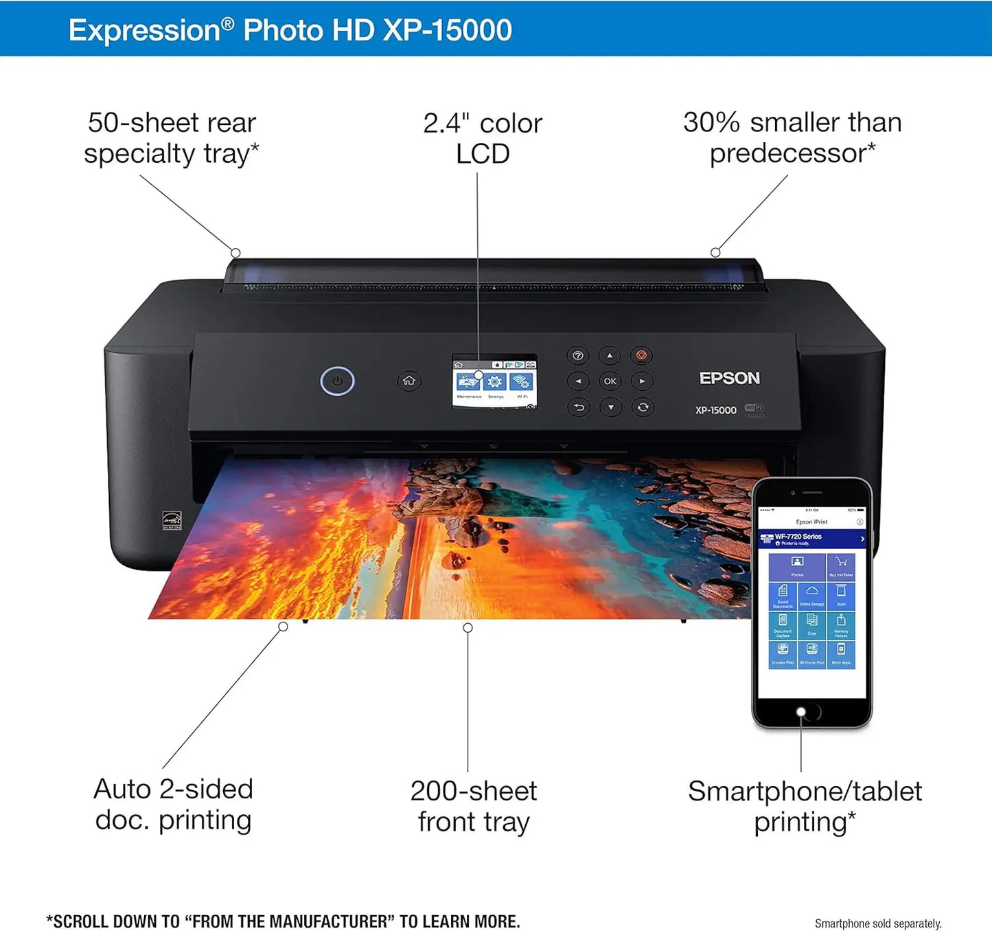 Expression Photo HD XP-15000 Wireless Color Wide-Format Printer