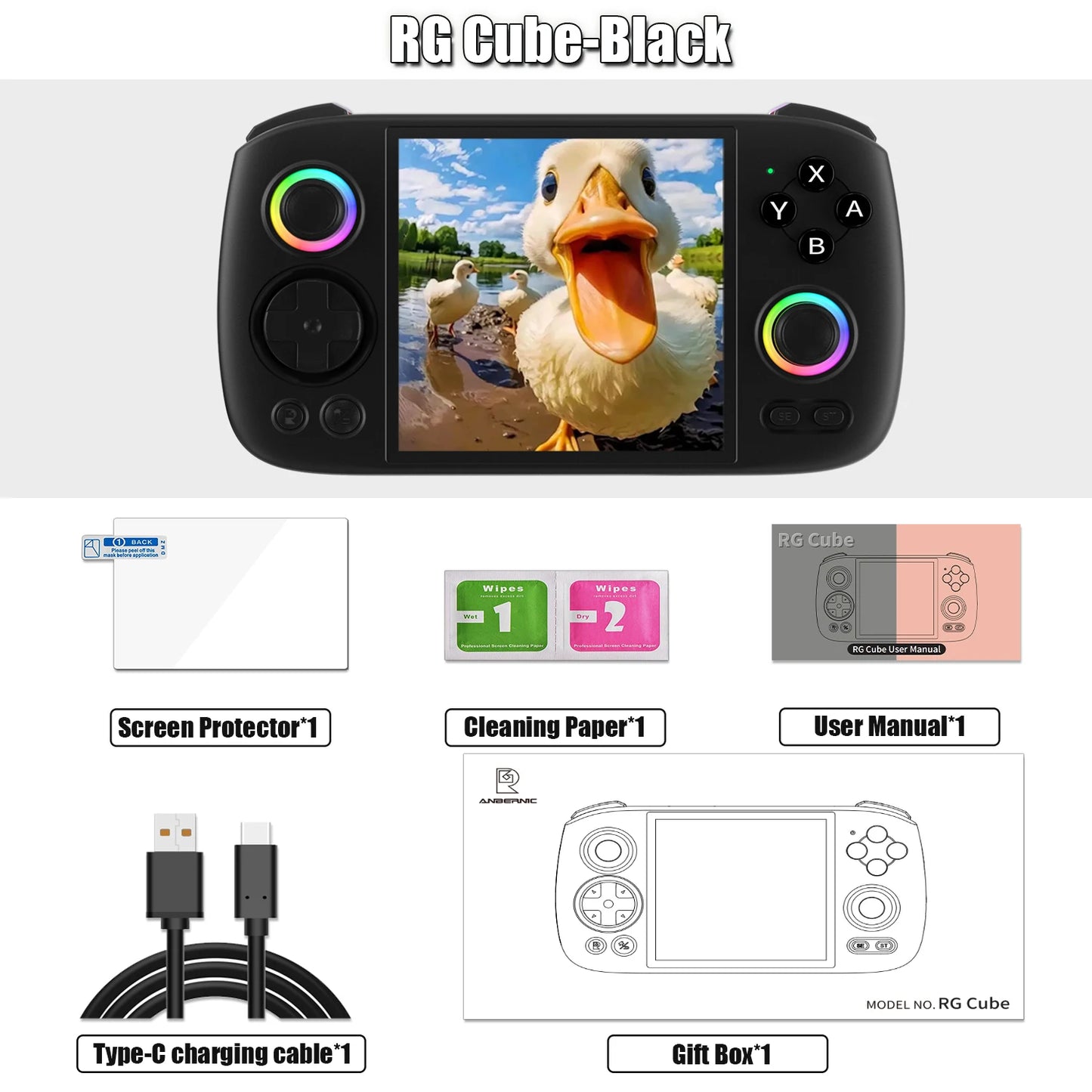 ANBERNIC RG Cube Retro Handheld Game Console