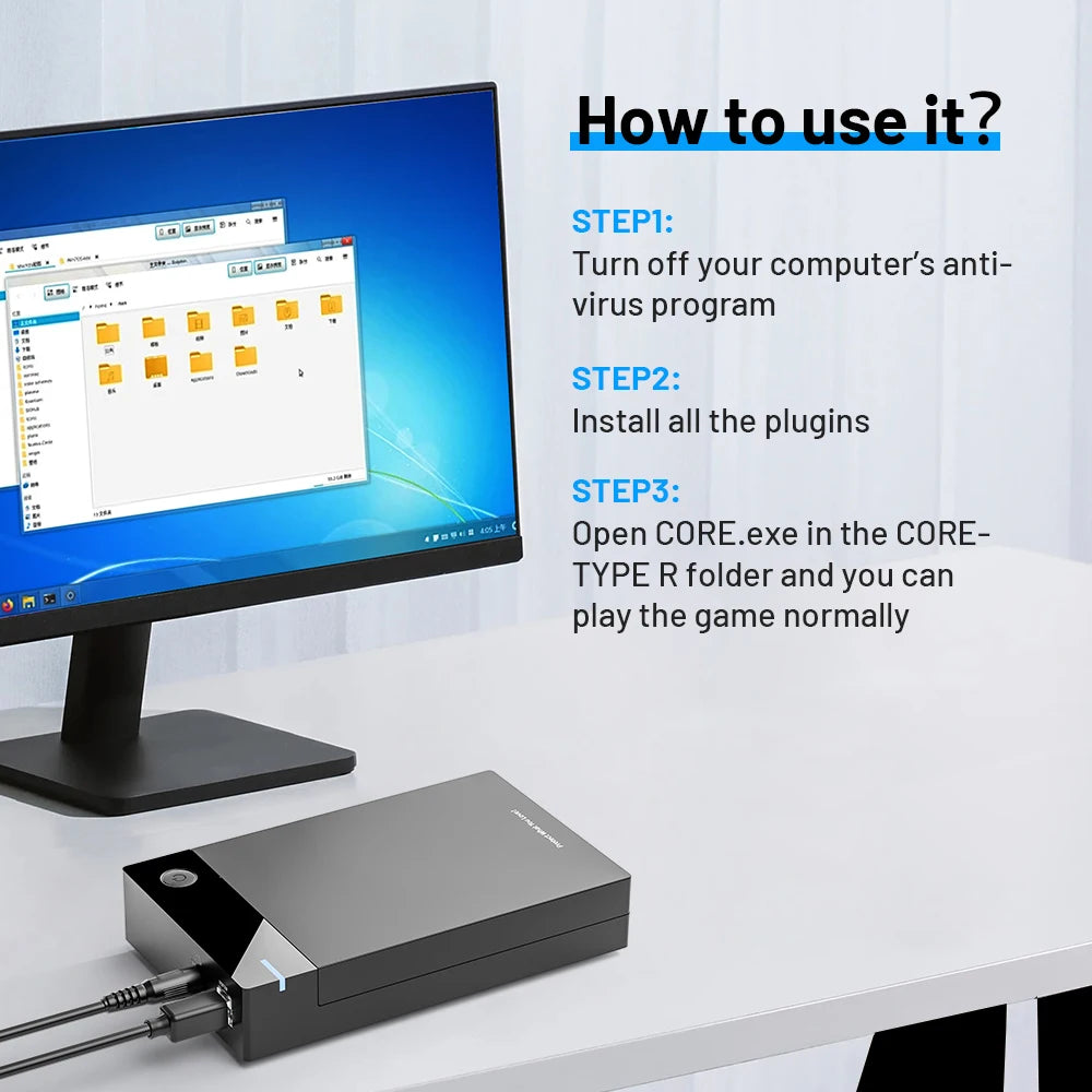12TB Gaming HDD with Hyperspin Launchbox Retrobat Playnite with 86000+ Retro Video Games Super Console