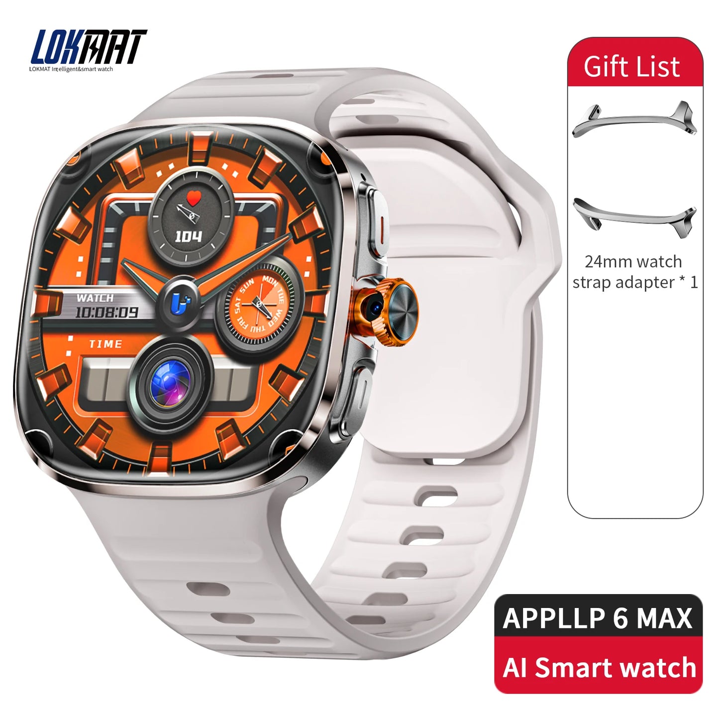 LOKMAT New APPLLP 6 MAX Android Smart Watch