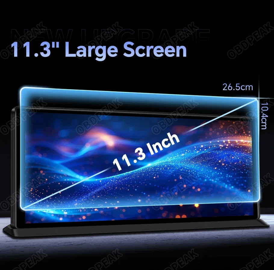 11.3" Android 14 Dash Cam Wireless CarPlay Android