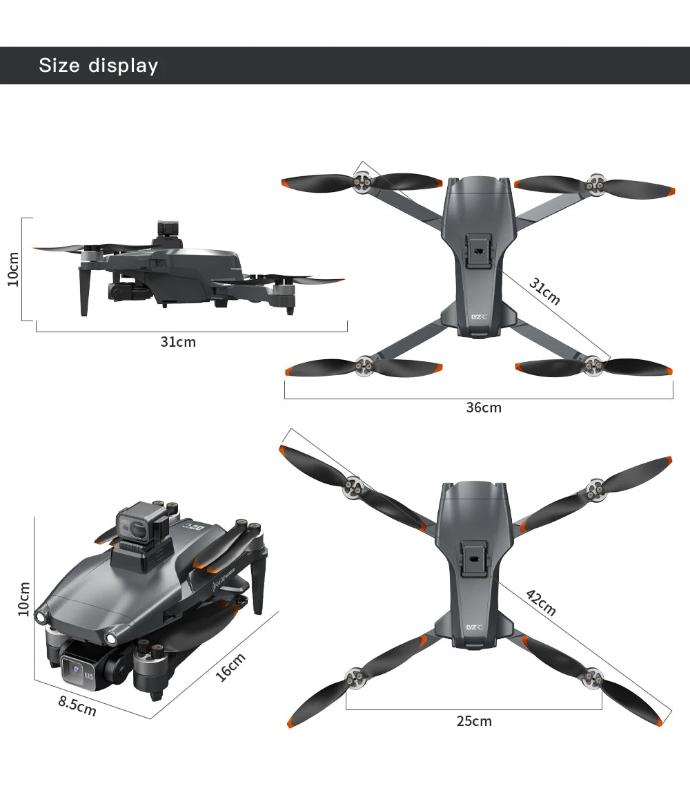 L600 PRO MAX GPS Drone Professional 4K
