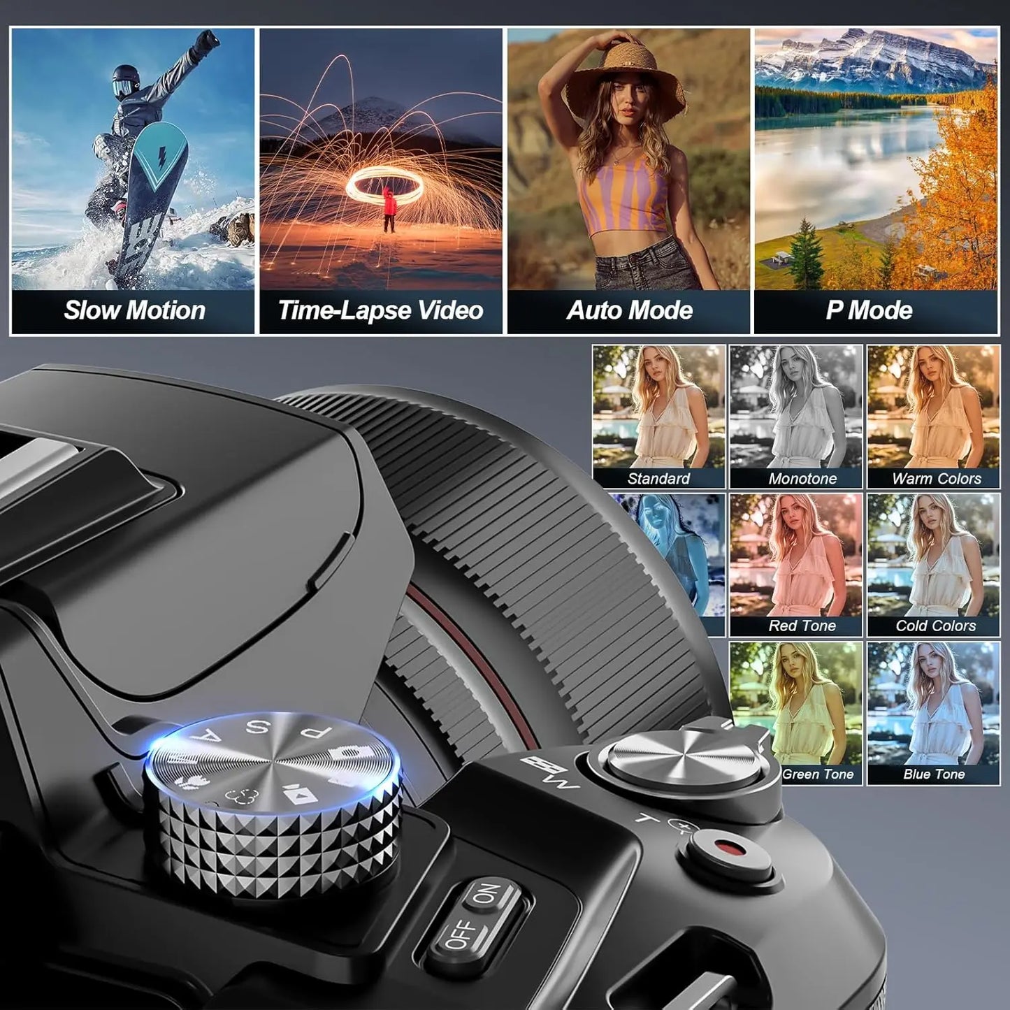 NBD 5K Digital Cameras For Photography, 64MP Vlogging Camera