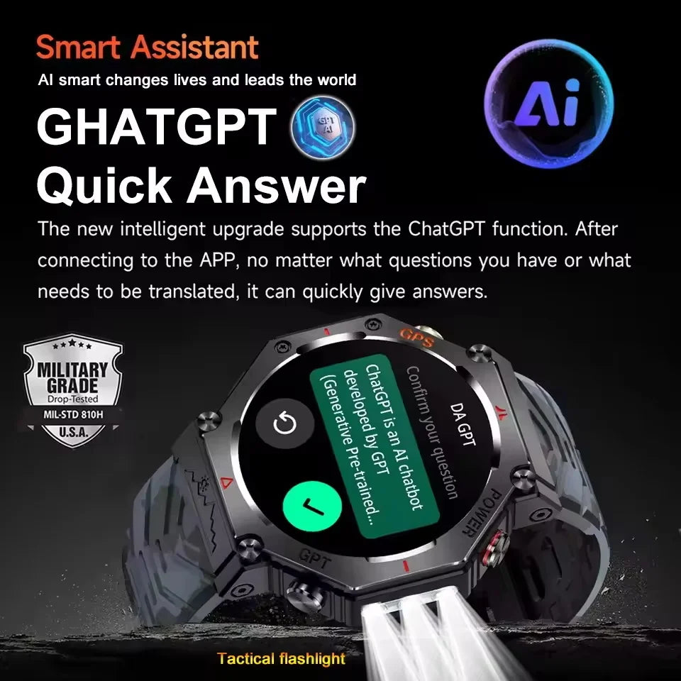 Military Smart Watch T-Rex 3