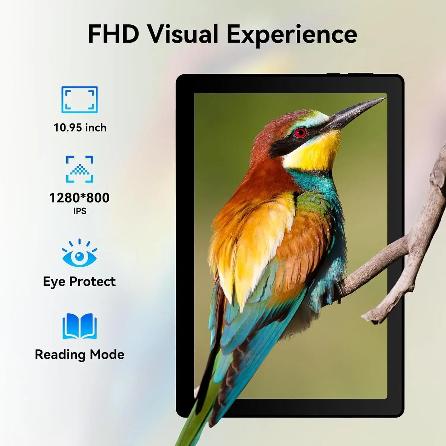 URAO A7 11 Inch Android Tablet 16GB RAM 128GB ROM 1TB Expansion