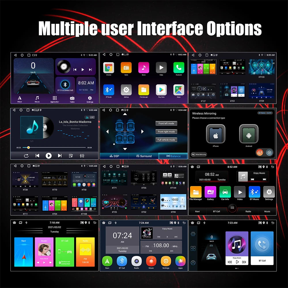 Android Car Radio Carplay  Car Multimedia Video Player GPS