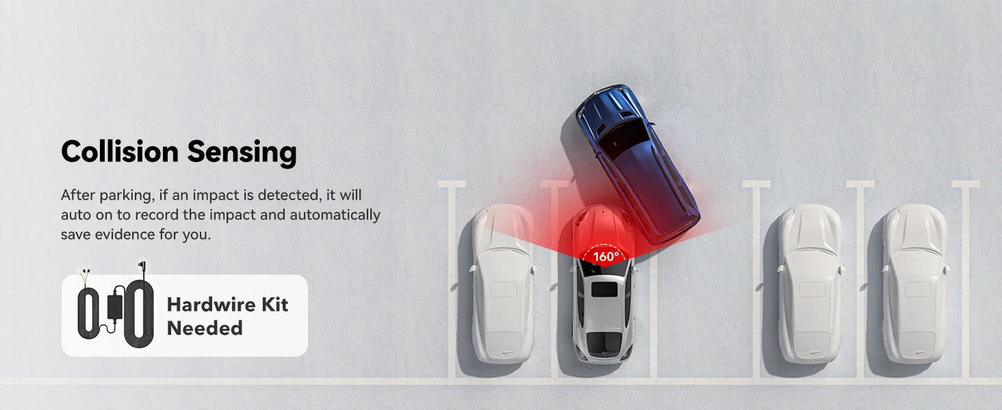 REDTIGER Dash Cam HD 4K Built-in GPS 70FOV Car DVR 5G WIFI APP Control Fatigue Driving Reminder Car Camera with Night Vision