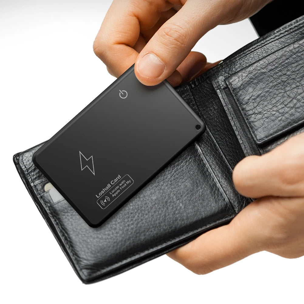 Wallet Tracker Card Bluetooth-Compatible Find My App GPS Locator Thin Item Finder