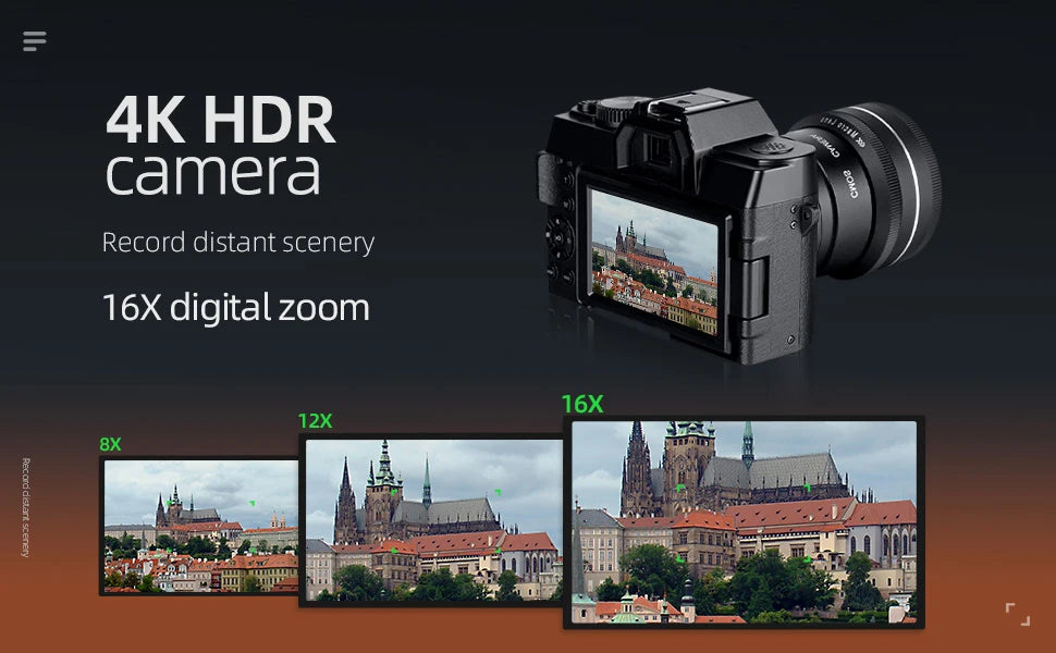NBD 4K Digital Cameras for Photography,48MP Camera,