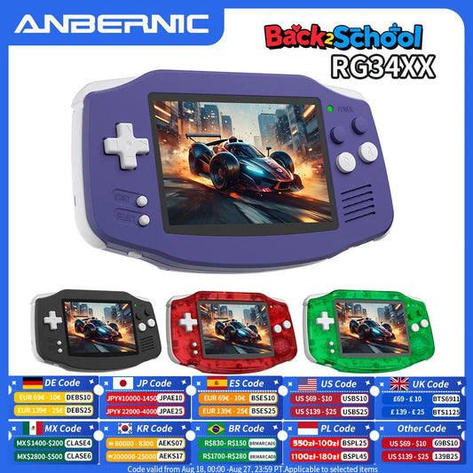 ANBERNIC RG 34XX Handheld Game Console