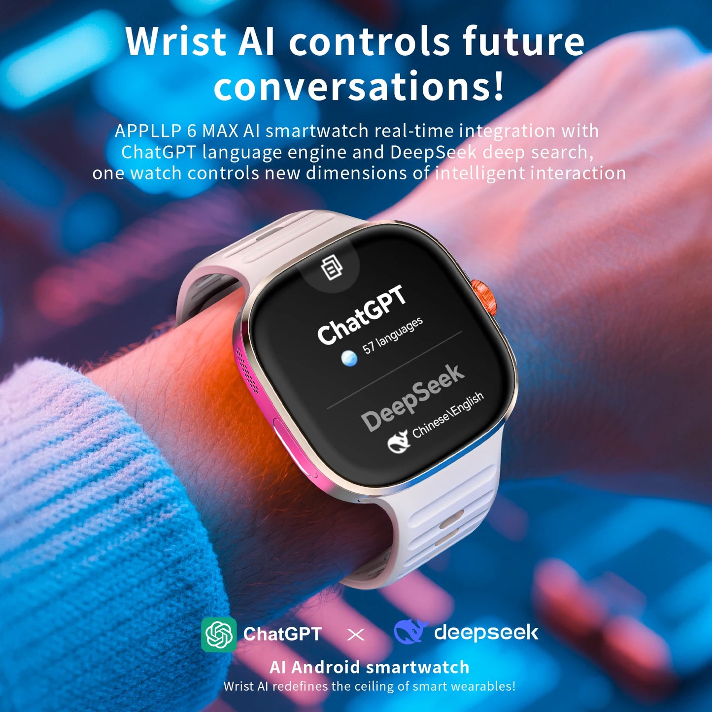 LOKMAT New APPLLP 6 MAX Android Smart Watch