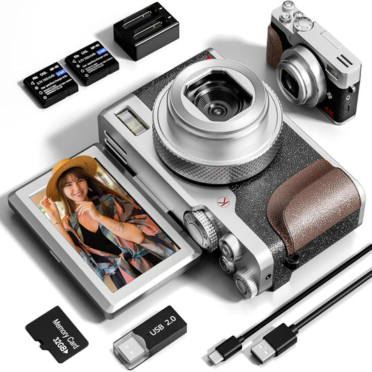 NBD Digital Camera 56MP Cameras for Photography 4K Compact Camera