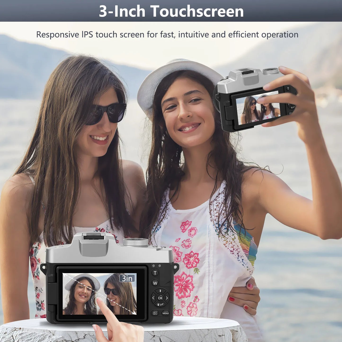 75MP Digital Camera for Photography & Video,