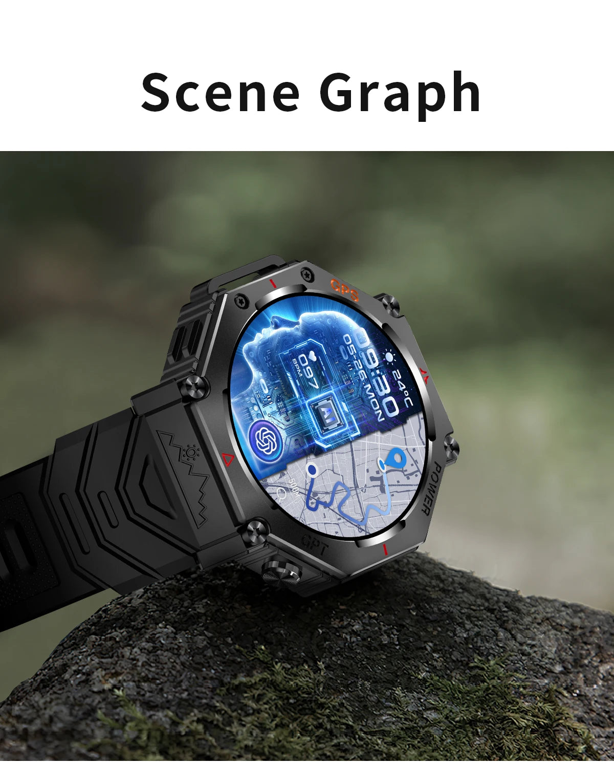 Military Smart Watch T-Rex 3