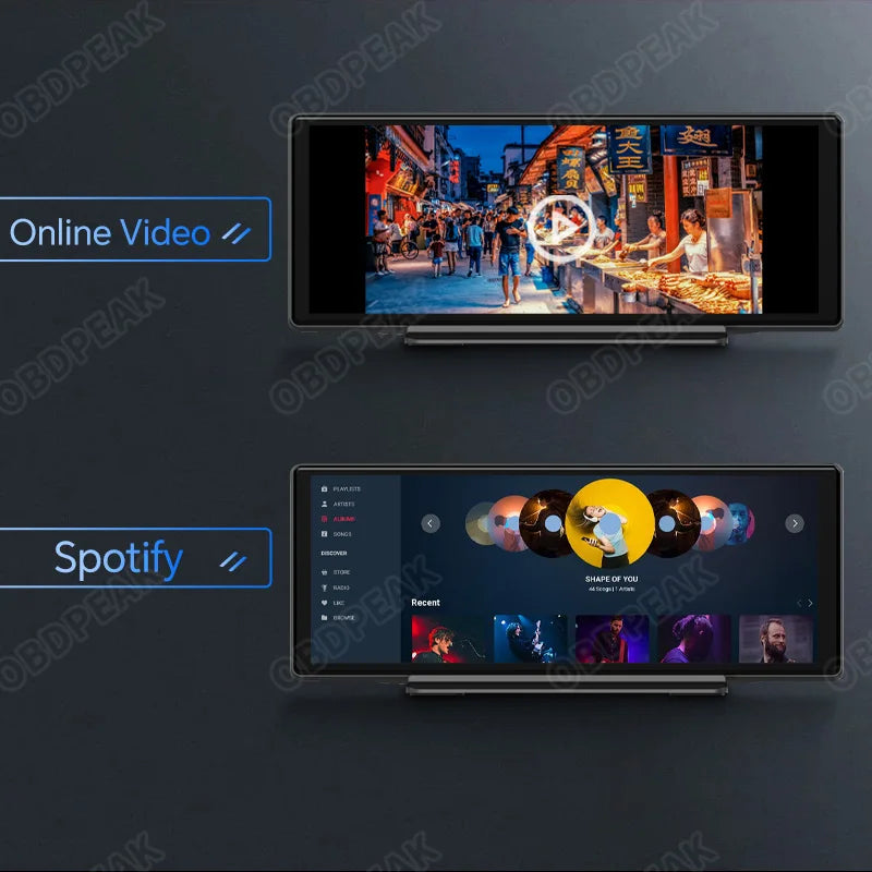OBDPEAK T30 10.26“ Android 13  Ai Screen Carplay Android  Mirror Camera