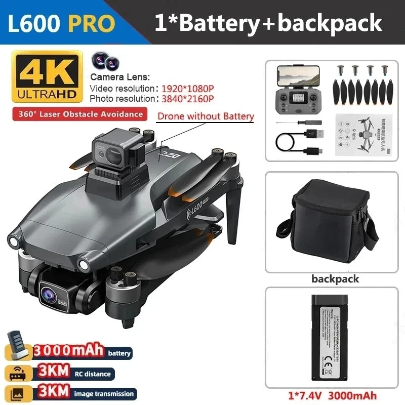 L600 PRO MAX GPS Drone Professional 4K