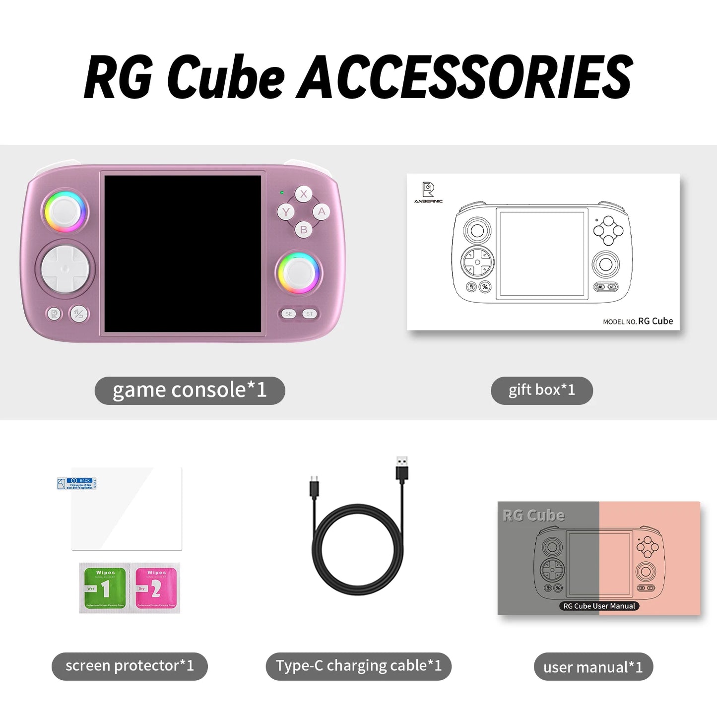 ANBERNIC RG Cube Retro Handheld Game Console