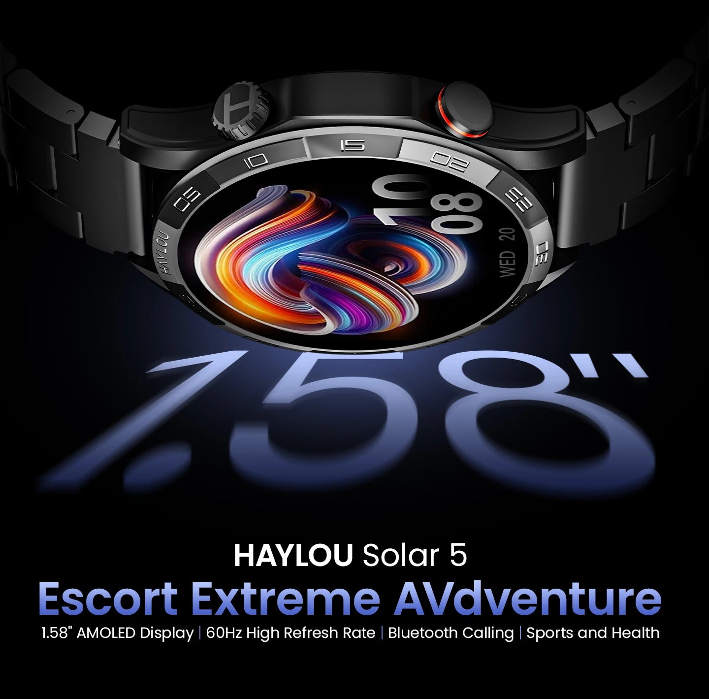 HAYLOU Solar 5 Smartwatchs Sports Smartwatch for Men