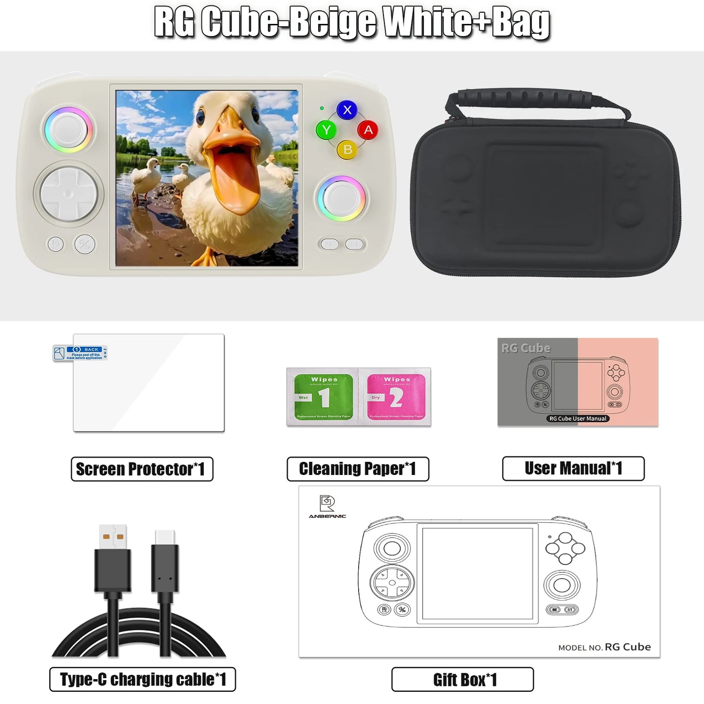 ANBERNIC RG Cube Retro Handheld Game Console