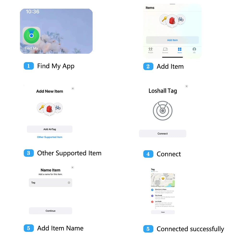 Long Distance Smart Tag GPS Tracker for Air Tag