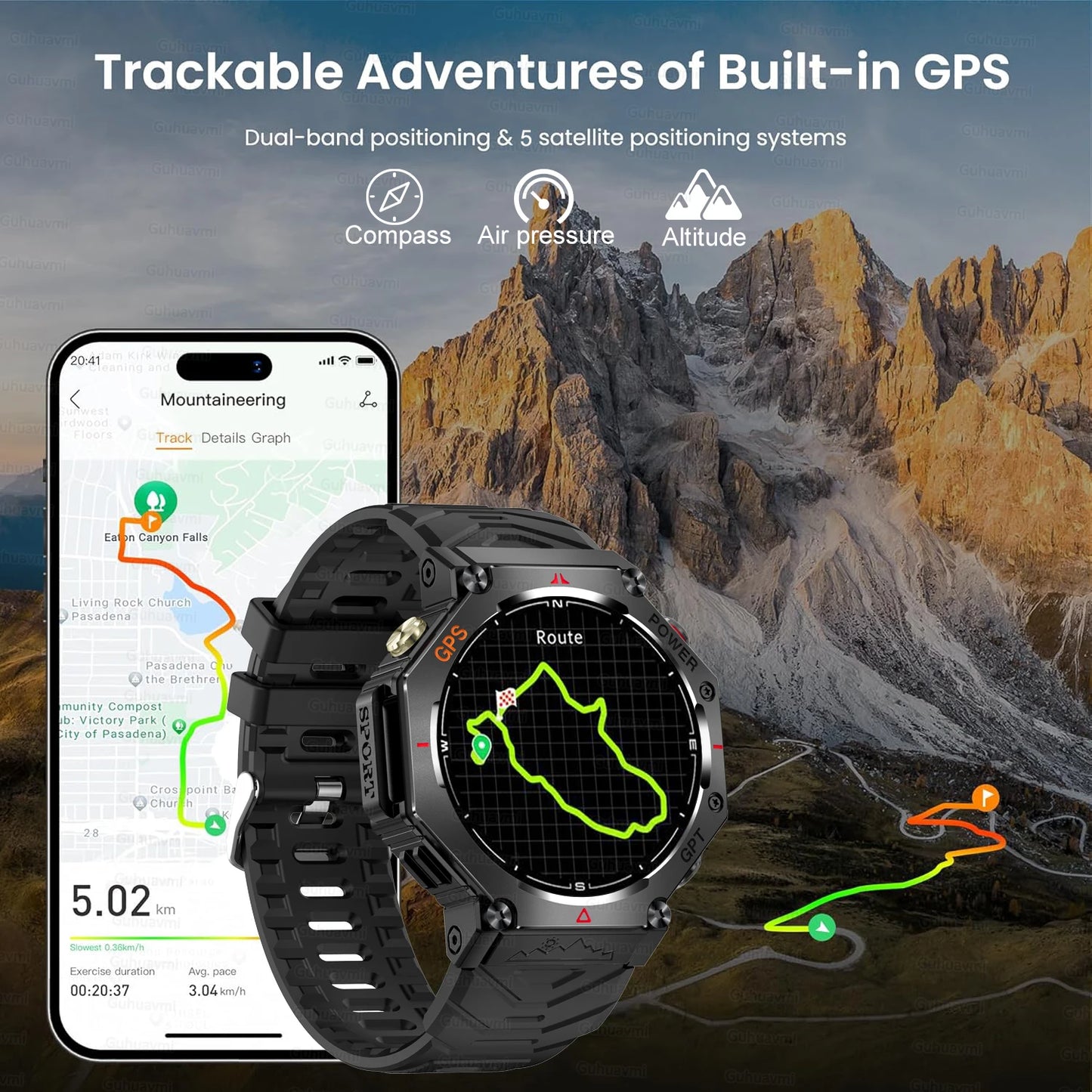 Military Smart Watch T-Rex 3