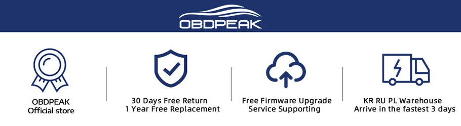 OBDPEAK T30 10.26“ Android 13  Ai Screen Carplay Android  Mirror Camera