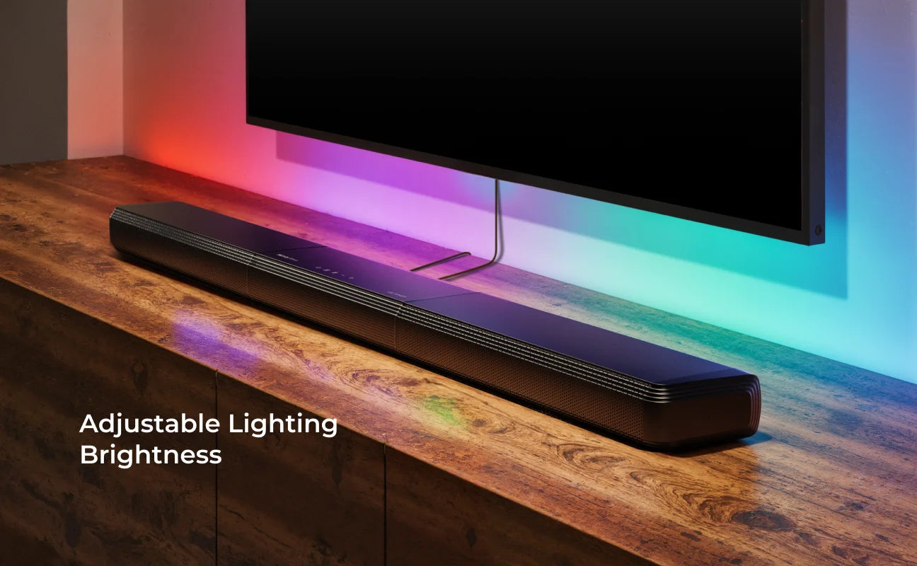 ULTIMEA Apollo S90 9.1ch Dolby Atmos Detachable Soundbar with RGB Light, APP Control, Home Theater Surround System for TV