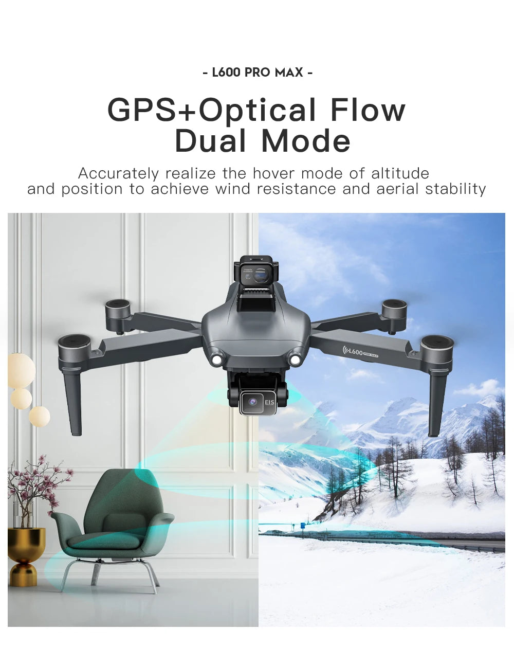 L600 PRO MAX GPS Drone Professional 4K