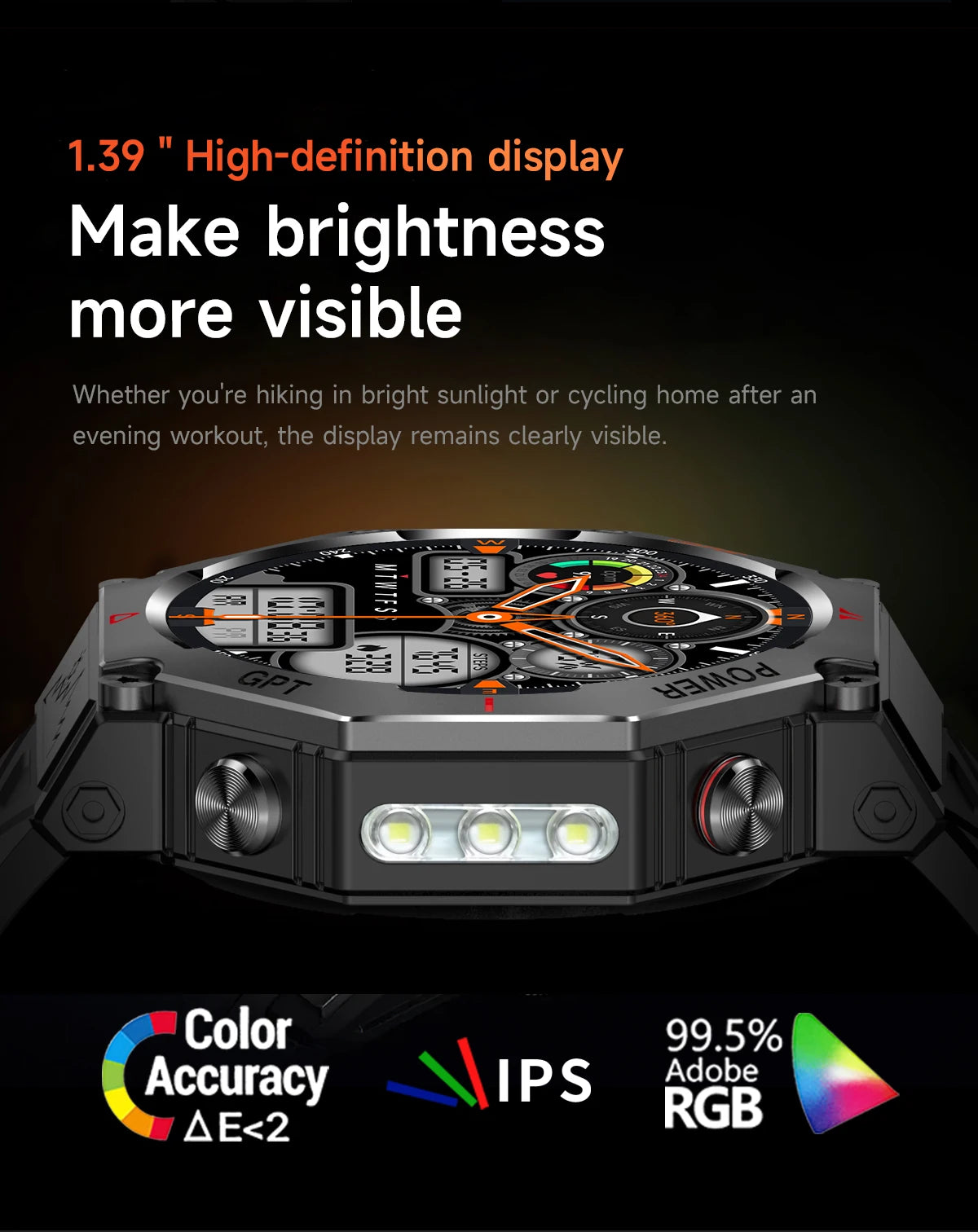 Military Smart Watch T-Rex 3