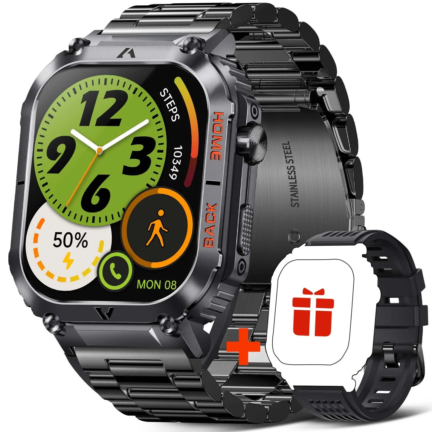 EIGIIS New 5ATM Waterproof Men Military Watch