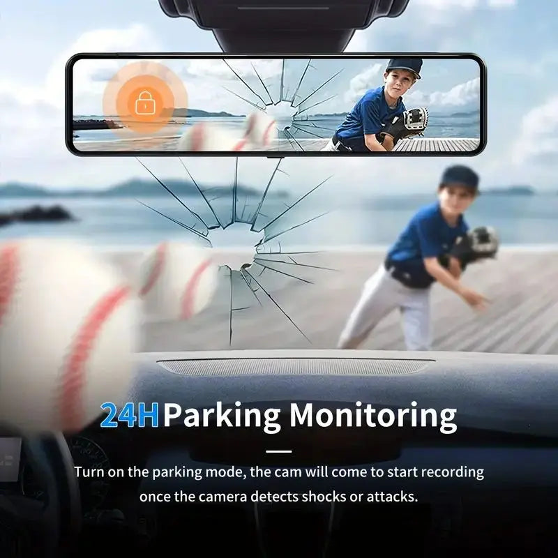 4K Rearview Mirror CAM Front And Rear, , Starvis