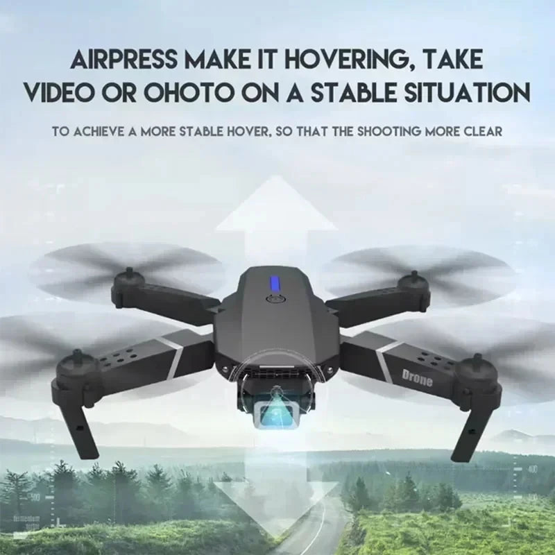 Professional Drone E88 4K  RC Drone Quadrotor Helicopter