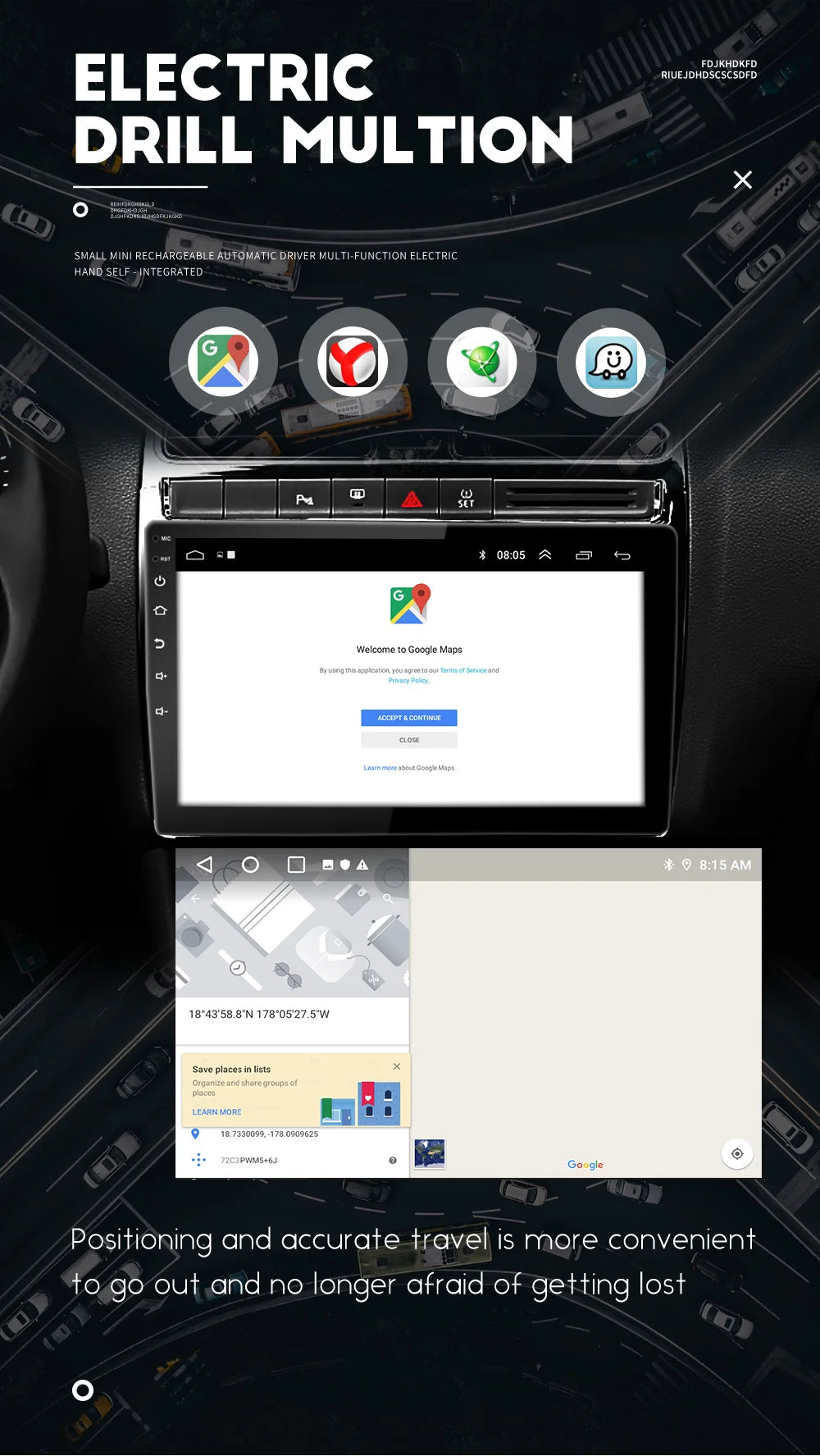 Android Car Radio Carplay  Car Multimedia Video Player GPS