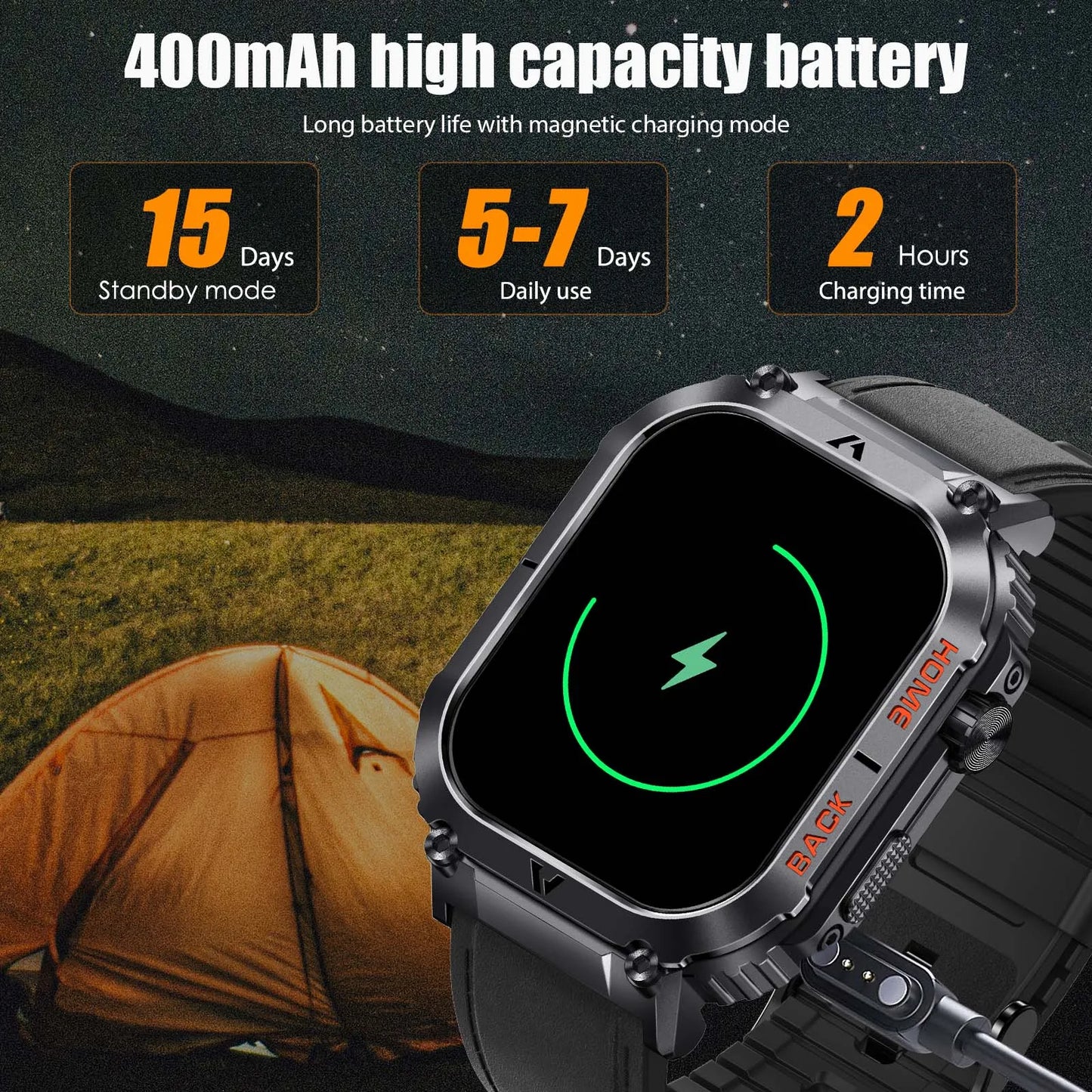 EIGIIS New 5ATM Waterproof Men Military Watch