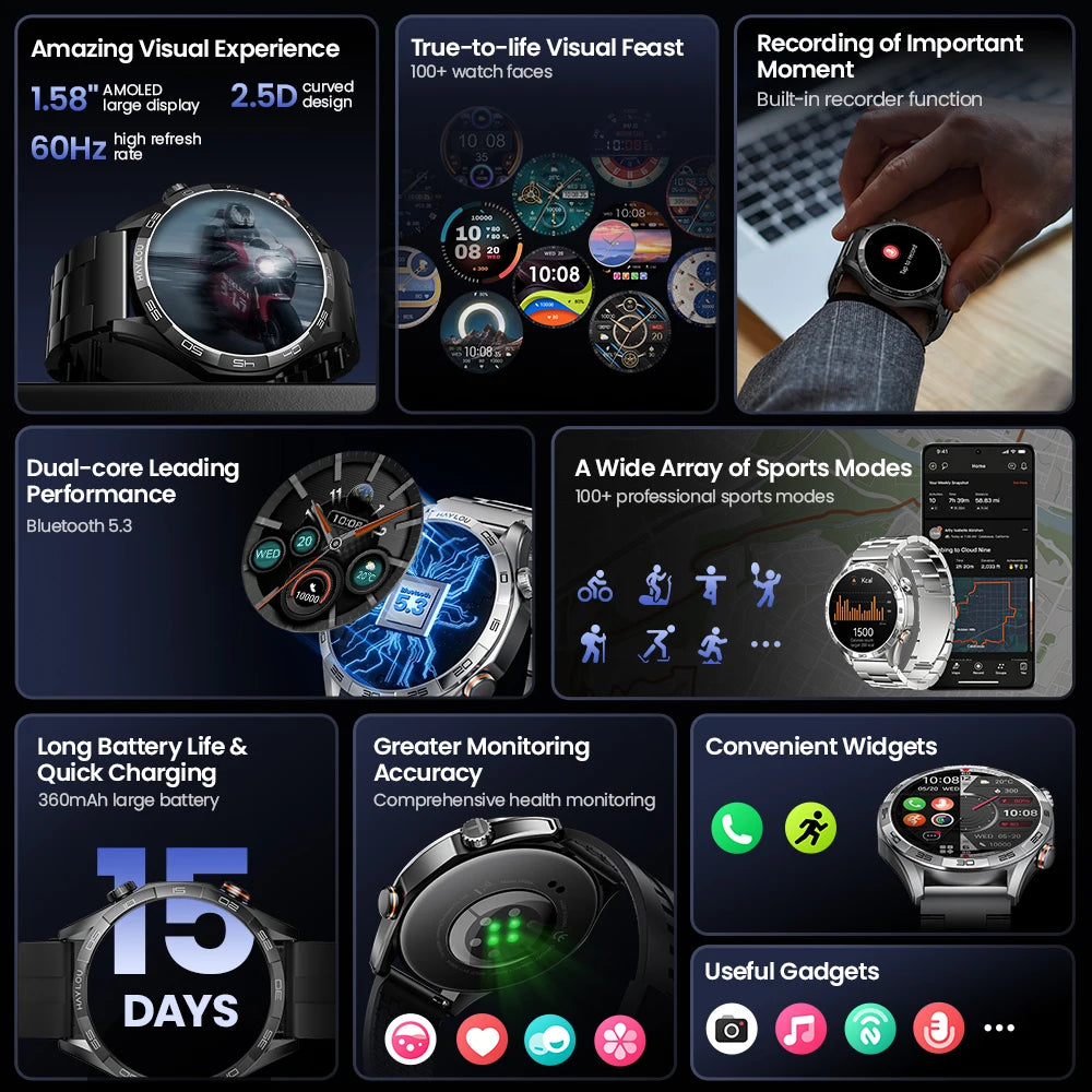 HAYLOU Solar 5 Smartwatchs Sports Smartwatch for Men